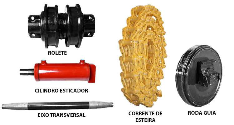 Peças para colhedora case