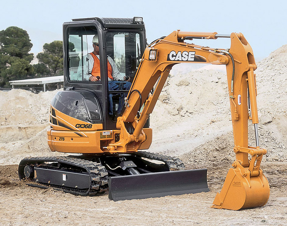 Manutenção e reforma de mini escavadeiras